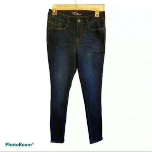 Super skinny stretch jeans.
